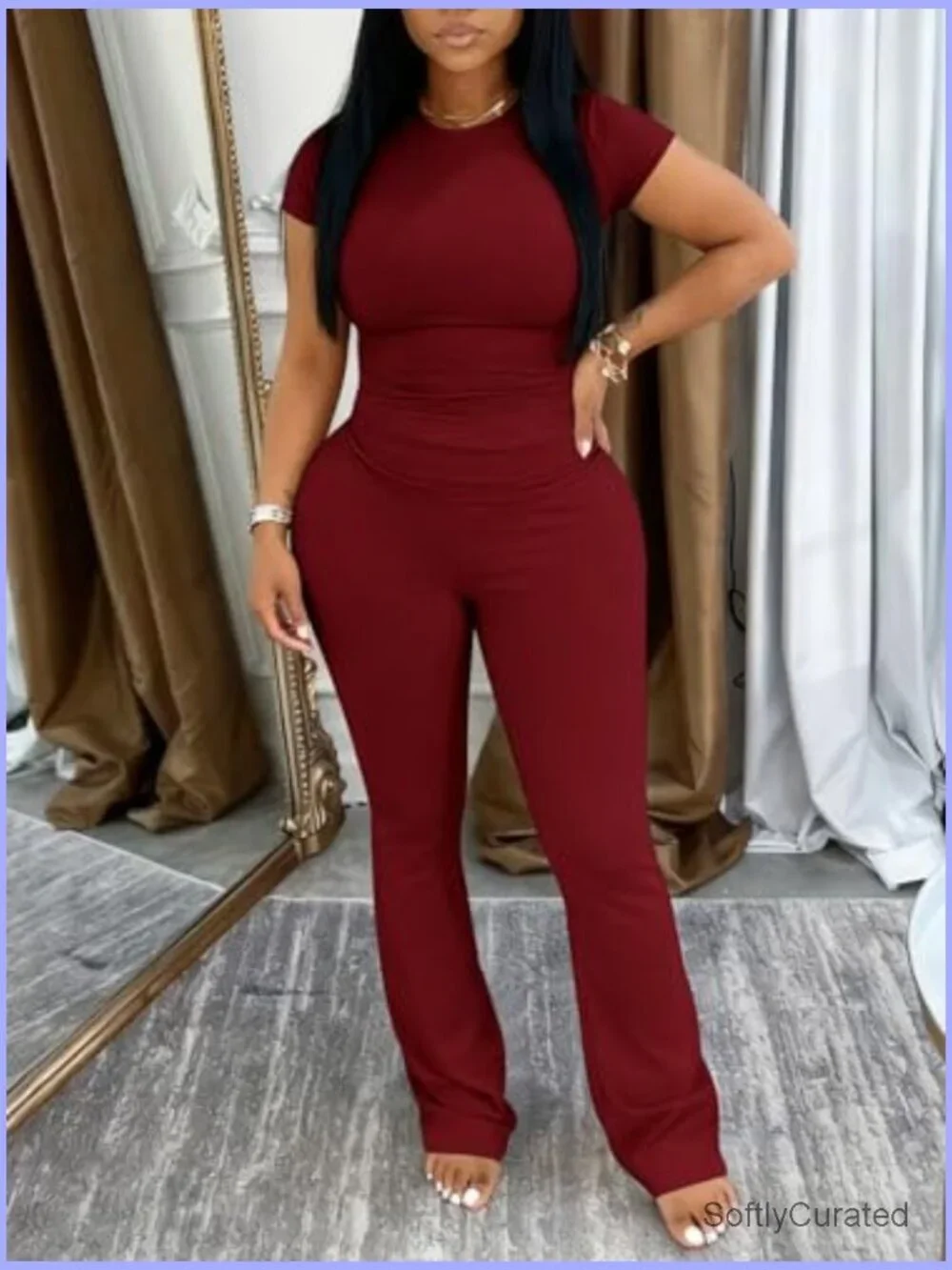 2 Piece Lounge Sets for Women Summer Slim Matching Tracksuits
